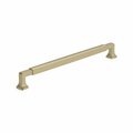 Amerock Stature 10-1/16 inch 256mm Center-to-Center Golden Champagne Cabinet Pull BP37400BBZ